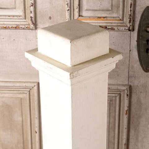 #55028 41" Antique Wood Staircase Newel Post image 2