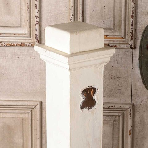 #55028 41" Antique Wood Staircase Newel Post image 5