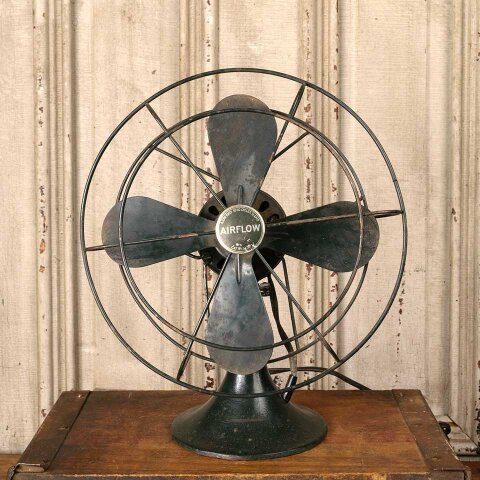 Vintage Electric AIRFLOW Cage Desk Fan