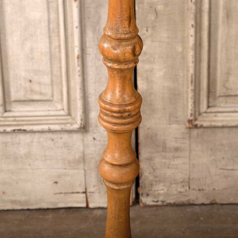 #55043 Antique Turned Wood & Brass Floor Lamp image 6