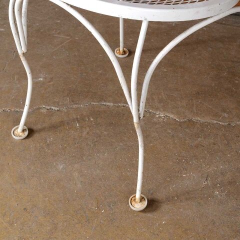 #55044 Vintage Metal Wire Garden Chair image 5