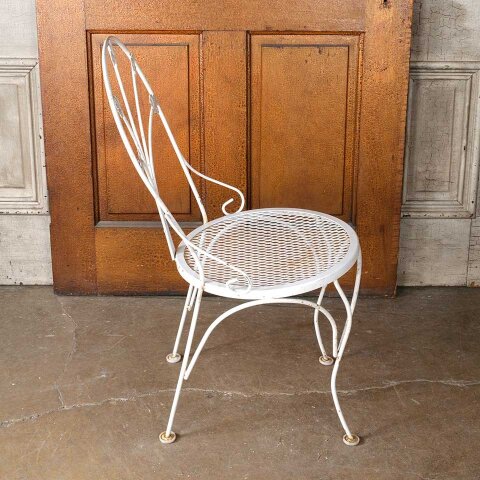 #55045 Vintage Metal Wire Garden Chair image 5