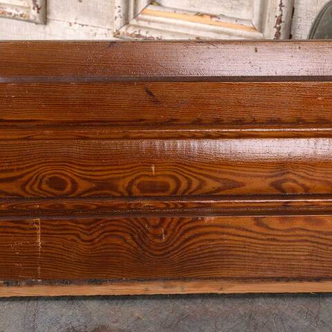 #55062 8" Salvaged Antique Pine Baseboard Moulding image 3