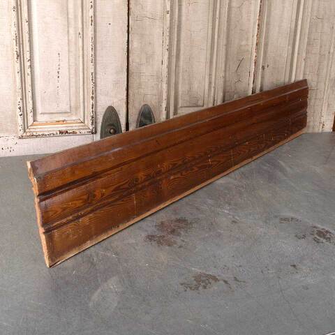 #55062 8" Salvaged Antique Pine Baseboard Moulding image 4