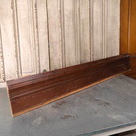 #55064 9" Salvaged Antique Pine Baseboard Moulding image 3
