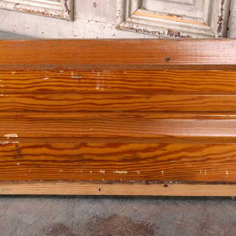 #55065 8" Salvaged Antique Pine Baseboard Moulding image 2