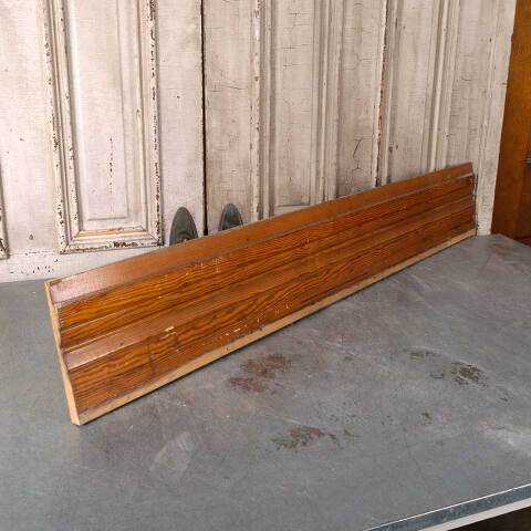 #55065 8" Salvaged Antique Pine Baseboard Moulding image 4