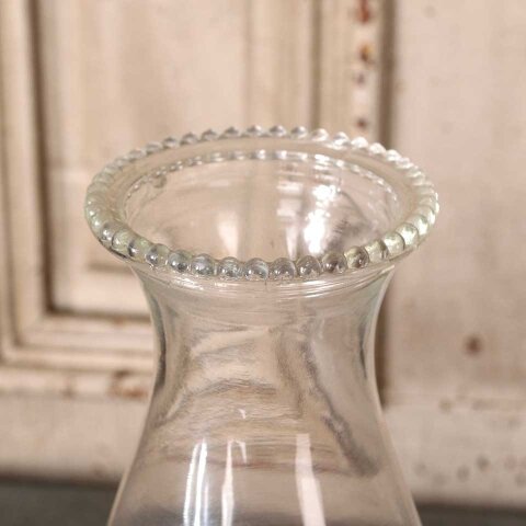 #55093 Antique Glass Oil Lamp w/ Eagle on Chimney image 6