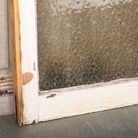 #55102 21x33 Antique Florentine Glass Window Sash image 7