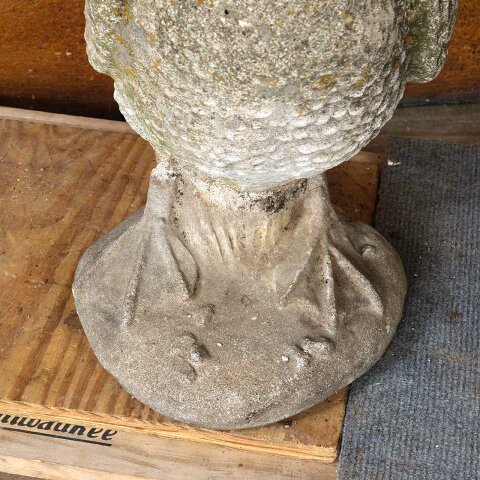 #55104 Vintage Concrete Goose Garden Ornament image 3