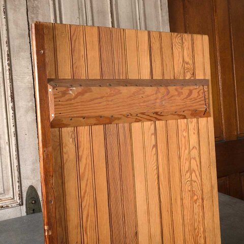 #55105 23x64 Antique Wood Beadboard Door image 8