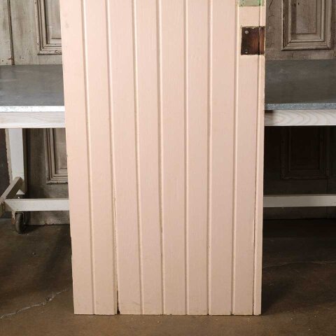 #55107 29x81 Antique Painted Wood Beadboard Door image 3