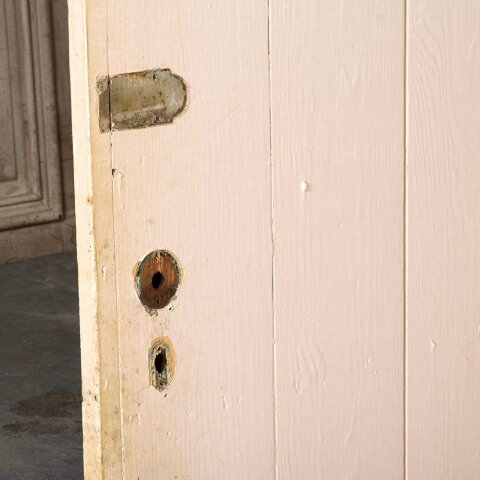 #55107 29x81 Antique Painted Wood Beadboard Door image 8
