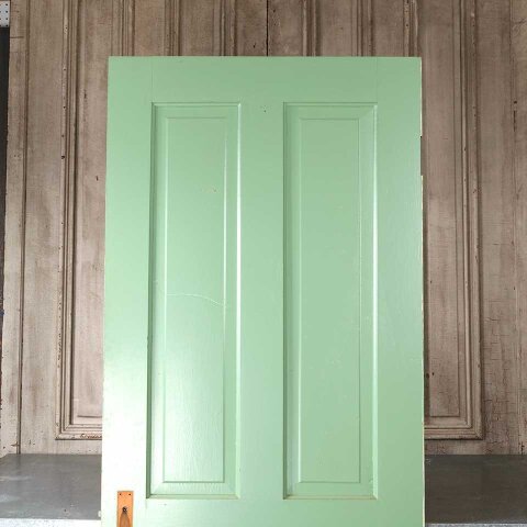 #55109 32x80 Antique 4 Panel Wood Interior Door image 5