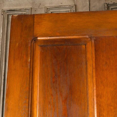 #55115 32x80 Antique 4 Panel Wood Interior Door image 8