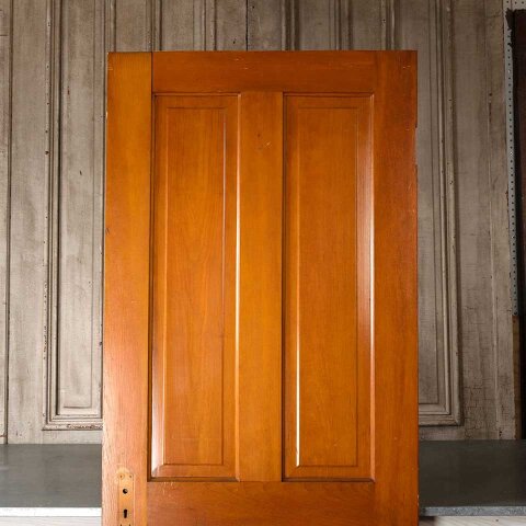 #55121 32x80 Antique 4 Panel Wood Interior Door image 6
