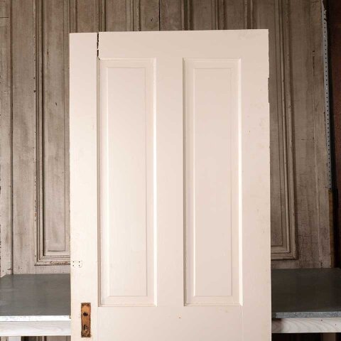 #55122 32x79 Antique 4 Panel Wood Interior Door image 6