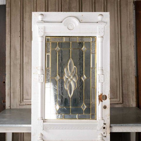 #55124 32x79 Salvaged Victorian Half Lite Entry Door image 2