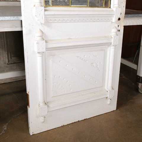 #55124 32x79 Salvaged Victorian Half Lite Entry Door image 3
