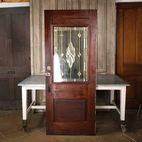 #55124 32x79 Salvaged Victorian Half Lite Entry Door image 6
