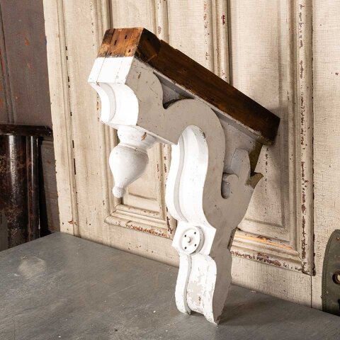 #55140 15x14 Salvaged Antique Wood Corbel Bracket image 3