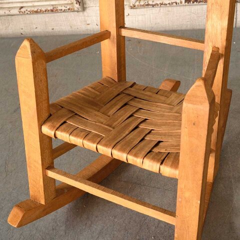 #55147 Small Wood Rocking Chair image 2