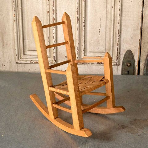 #55147 Small Wood Rocking Chair image 4
