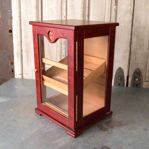 #55149 Wood Cigar Humidor Counter Display Cabinet image 4