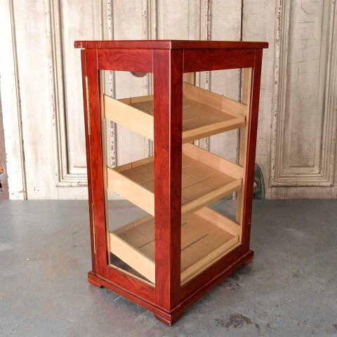 #55150 Wood Cigar Humidor Counter Display Cabinet image 2