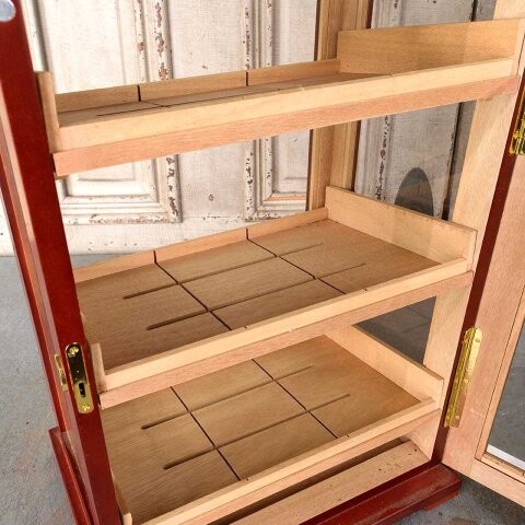 #55150 Wood Cigar Humidor Counter Display Cabinet image 5