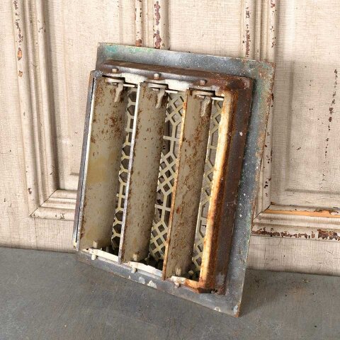 #55153 10x12 Antique Heat Grate Floor Vent Cover image 3