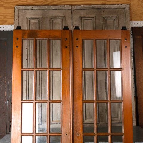 #55167 53x83 Vintage 15 Lite French Sliding Doors image 2