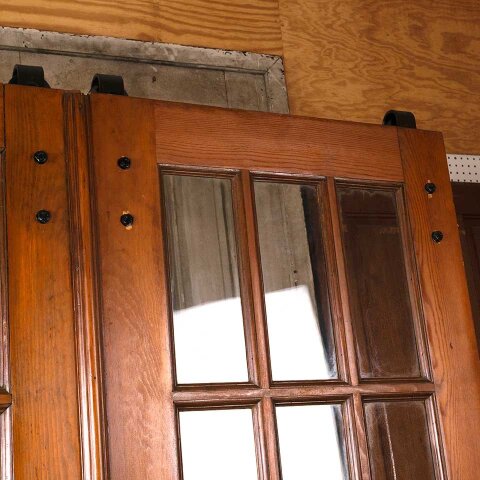 #55167 53x83 Vintage 15 Lite French Sliding Doors image 4
