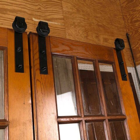 #55167 53x83 Vintage 15 Lite French Sliding Doors image 8