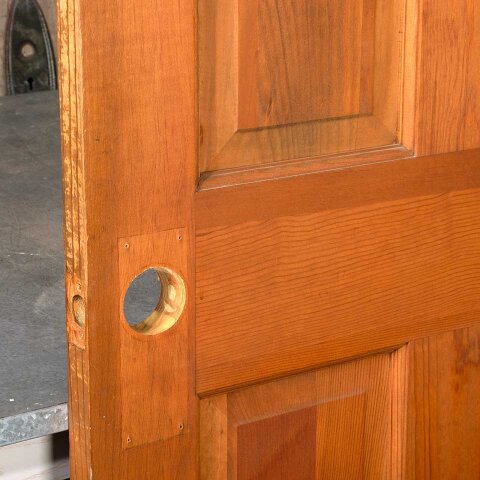 #55170 30x80 Salvaged 4 Panel Wood Interior Door image 7