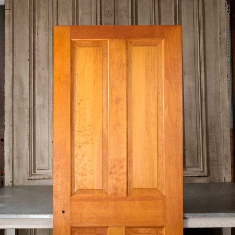 #55172 30x77 Salvaged 4 Panel Wood Interior Door image 5
