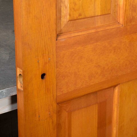 #55172 30x77 Salvaged 4 Panel Wood Interior Door image 7