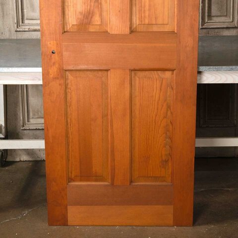 #55175 30x80 Antique 4 Panel Wood Interior Door image 6