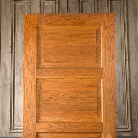 #55178 32x83 Salvaged 4 Panel Oak Interior Door image 2