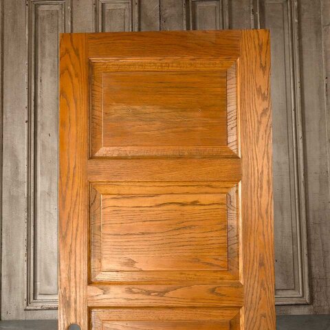 #55178 32x83 Salvaged 4 Panel Oak Interior Door image 5