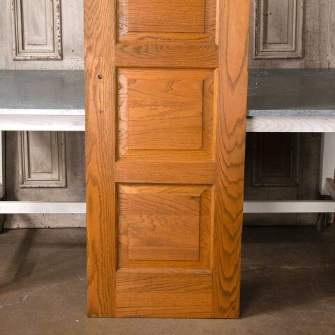 #55179 24x79 Salvaged 4 Panel Oak Interior Door image 7