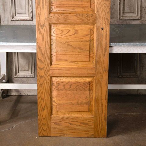 #55179 24x79 Salvaged 4 Panel Oak Interior Door image 3