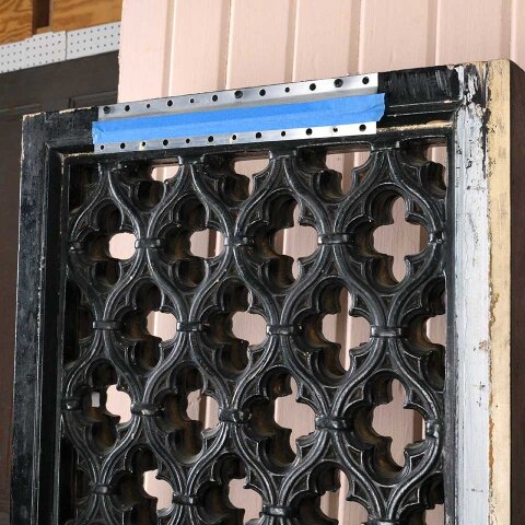 #55203 21x68 Salvaged Vintage Gothic Panel Partition image 8