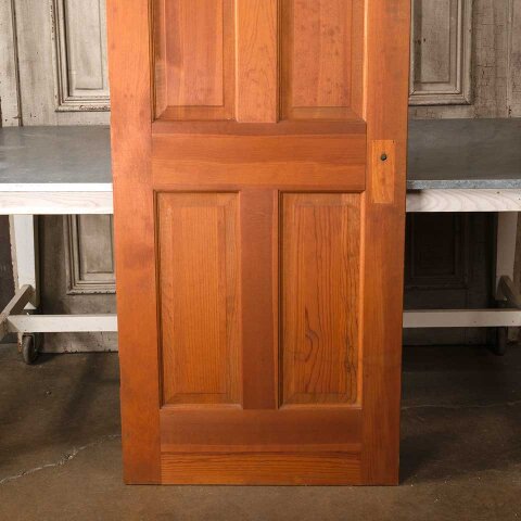 #55204 30x79 Salvaged 4 Panel Wood Interior Door image 3
