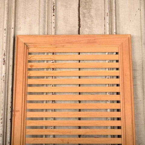#55205 21x36 Salvaged Slatted Wood Cabinet Door image 2