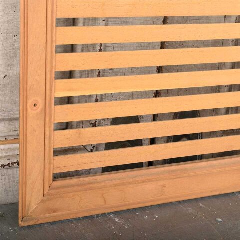 #55205 21x36 Salvaged Slatted Wood Cabinet Door image 4