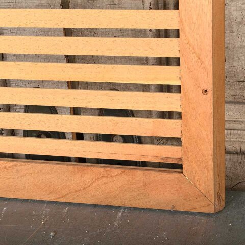 #55205 21x36 Salvaged Slatted Wood Cabinet Door image 7
