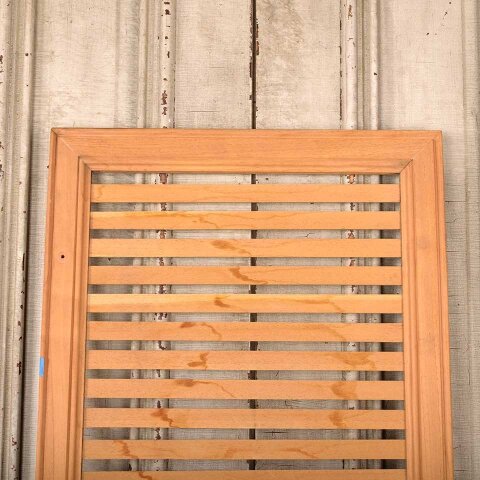 #55206 21x33 Salvaged Slatted Wood Cabinet Door image 2