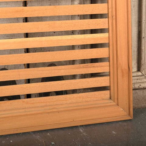 #55206 21x33 Salvaged Slatted Wood Cabinet Door image 3