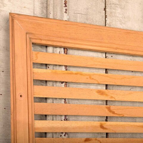 #55206 21x33 Salvaged Slatted Wood Cabinet Door image 4